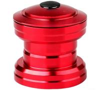 Cuffia per bicicletta da 34 mm, con doppio cuscinetto integrato, in lega, CNC, MTB, bici da strada, set di coppette per forcella da strada, colore nero, rosso, oro blu per parti di ricambio (rosso)