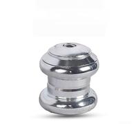 Cuffia per bicicletta in lega da 34 mm progettata con doppi cuscinetti a sfera per una migliore risposta dello sterzo compatibile su strada e MTB (argento anodizzato da 34 mm)