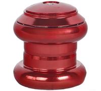 Cuffia per bicicletta in lega da 34 mm progettata con doppi cuscinetti a sfera per una migliore risposta dello sterzo compatibile su strada e MTB (34 mm anodizzato rosso)