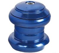 Cuffia per bicicletta in lega da 34 mm progettata con doppi cuscinetti a sfera per una migliore risposta dello sterzo compatibile su strada e MTB (34 mm anodizzato blu)