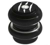 Cuffia per bicicletta, in lega di alluminio, per forcella anteriore, diametro esterno superiore 28,6 mm e diametro esterno inferiore 30 mm, forcella anteriore, nero