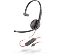 Cuffia per call center USB Poly Blackwire 3210