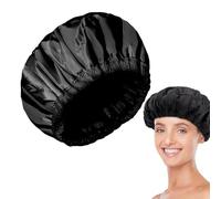 Cuffia per capelli con balsamo profondo, cuffia riscaldata per condizionamento profondo, cuffia per balsamo ai semi di lino, con cuffie per la doccia, per uso domestico e salone, asciugatura dei