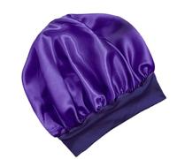 Cuffia per capelli in seta, anti-crespo, in seta, per donne che dormono, cuffia in seta di gelso con fascia elastica morbida, grande cuffia per dormire durante il sonno notturno, fascia per capelli in