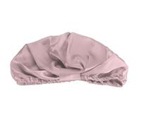 Cuffia per capelli in seta Cuffia premium morbida e traspirante per la cura dei capelli durante la notte per le donne per ridurre l'attrito Prevenire i grovigli Design con nodo (Rosa)