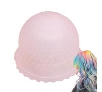 Cuffia per capelli in silicone, per evidenziare la glassa, kit per evidenziare i capelli con gancio, tappo in silicone forato per salone e colorazione domestica, strumenti professionali per glassare
