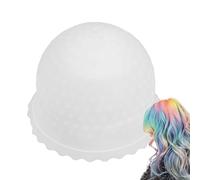 Cuffia per capelli in silicone, per evidenziare la glassa, kit per evidenziare i capelli con gancio, tappo in silicone forato per salone e colorazione domestica, strumenti professionali per glassare