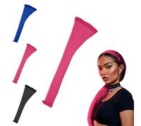 Cuffia per capelli lunghi 71 cm, manica Loc per dreadlocks da donna, parrucca extra lunga traspirante, elastica con elastico per chignon, per donne nere (rosa)