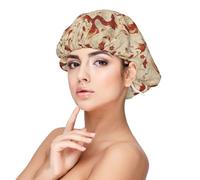 Cuffia per capelli ricci con stampa di volpe rossa, elegante, in seta satinata, regolabile, a doppio strato, per dormire durante la notte