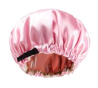 Cuffia per capelli ricci in raso, regolabile, per donne, per dormire a casa e in viaggio, morbida protezione per i capelli per madri, sorelle, ideale per ridurre l'effetto e il codolo