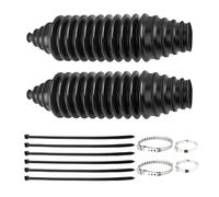 Cuffia per cremagliera dello sterzo,Cuffie per tiranti,Cuffia scatola sterzo anteriore Soffietto antipolvere per cremagliera e pignoni - Cuffie a soffietto per scatola sterzo Cuffie per estremità tira