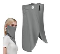 Cuffia per il collo, copertura per il viso, per il ciclismo, foulard Sunblock con protezione UV - Collare in tessuto anti-UV per tutto il viso per viaggi quotidiani, equitazione estiva, nudo