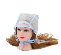 Cuffia per Meches Cuffia for colorazione dei capelli in silicone, gancio, ago, tinta, colpi di sole, set riutilizzabili, cappelli for tintura, barbiere, parrucchiere(Onetime cap and hook)