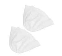 Cuffia per Meches Già Forata in Silicone Bianco, 2 Pezzi