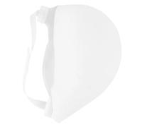 Cuffia Per Meches Silicone Highlighter Cap Hair Highlighting Hat Dyeing Supply Styling Tools Holes Coloring Silica Gel.(White)