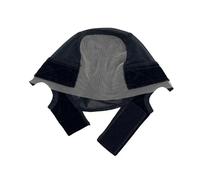 Cuffia per parrucca Cuffia for parrucca in pizzo for cuffie riutilizzabili trasparenti 4x5, fascia for parrucche anteriori regolabile Cuffietta per parrucca donna(Black)