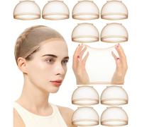 Cuffia per parrucca trasparente HD per donna, cuffia in nylon elastica, cuffia a calza ultra sottile e invisibile per parrucche con base in pizzo (2/5/10/15/20/30/50/100/150/200 pezzi) Poliammide