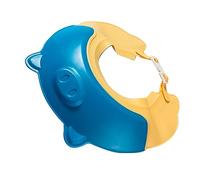 Cuffia per Shampoo per Bambini Cuffia Protettiva per Shampoo per Testa in PP Portatile Carina per Bagno (Blu)