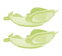 Cuffia per Shampoo Regolabile Verde 2 Pezzi in Tpe e Pp