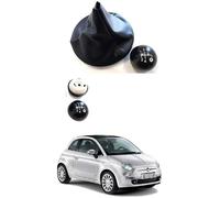 CUFFIA POMELLO LUCIDO LEVA CAMBIO FIAT 500 GHIERA CORNICE CROMO COME L'ORIGINALE