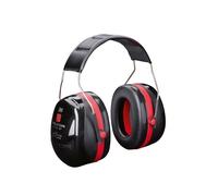 Cuffia protettiva Peltor Optime III - SNR 35 dB - nero/rosso - 3M