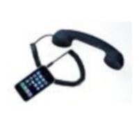Cuffia Retrò Vintage Phone Colore Nero Compatibile IPAD