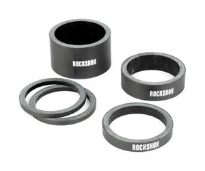 Cuffia Rockshox Kit Rockshox Distanziatore per cuffia Carb. Logo lucido Bianco