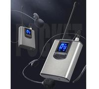 Cuffia Senza Fili Microfono Lavalier Microfono Da Bavero Ricaricabile Uscita 1/4