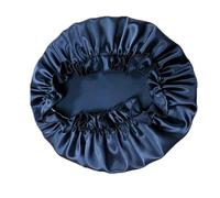 Cuffia Seta 100% pura seta di gelso notte berretto da notte for capelli cappelli a cuffia morbidi for le donne copertura for la testa avvolgere i capelli fascia elastica larga protezione for la perdit