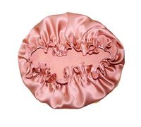 Cuffia Seta 100% pura seta di gelso notte berretto da notte for capelli cappelli a cuffia morbidi for le donne copertura for la testa avvolgere i capelli fascia elastica larga protezione for la perdit