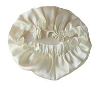 Cuffia Seta Berretto da Notte in Vera Seta al 100% Notte di Seta Pura Avvolgere i Capelli Berretto da Notte Doccia Sap for Le Donne Ragazza 19 Momme Berretto da Notte in Raso per Donna Bambina(Beige)