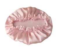 Cuffia Seta Berretto da Notte in Vera Seta al 100% Notte di Seta Pura Avvolgere i Capelli Berretto da Notte Doccia Sap for Le Donne Ragazza 19 Momme Berretto da Notte in Raso per Donna Bambina(Pink)