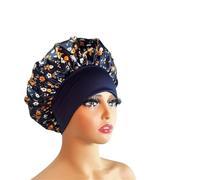 Cuffia seta capelli notte Cuffia for capelli in seta, cuffia in a doppio strato singolo satinato for le donne che dormono, cappello copricapo regolabile(1pc color10863)
