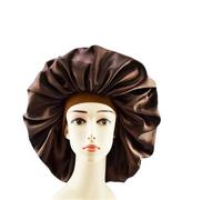 Cuffia seta capelli notte Cuffia for capelli in seta, cuffia in a doppio strato singolo satinato for le donne che dormono, cappello copricapo regolabile(1pc Color4)