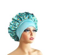 Cuffia Seta Capelli Notte Cuffia for capelli in seta, cuffia in seta a doppio strato singolo satinato for le donne che dormono, cappello copricapo regolabile(1pc color10871)