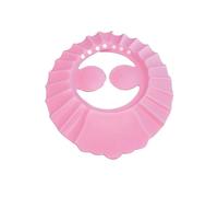 Cuffia Shampoo Doccia per Ragazzo Ragazza Eva Rosa 40-55 Cm | Protezioni Auricolari e Bottoni Regolabili, per Chioma tra 3 Mesi e 6 Anni, Morbida