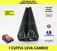 Cuffia SIMILPELLE Cambio Fiat Panda 141 NERO Leva Marce kit set cuffie