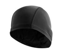 CUFFIA SOTTOCASCO MOTO IN NYLON ELASTICA BANDANA NERA SOTTO CASCO VIAGGI MOTORE