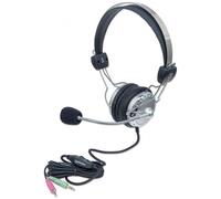 Cuffia Stereo con Microfono con Asta Flessibile