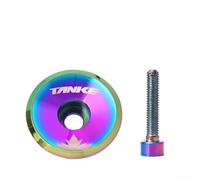 Cuffia sterzo e bullone per bici 1 1/8 in alluminio con speciale olio Slick (A)