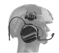 Cuffia Tipo di casco Senza fili Traspirante Assorbente del sudore Guida da 19-21 mm Auricolare Isolante Antispruzzo Pieghevole Telescopico Auricolare girevole a 360° Nero.