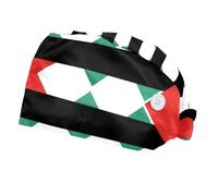 Cuffia unisex con bottoni, 2 pezzi, con fascia tergisudore, cappelli chirurgici per donne e uomini, bandiera della Palestina, Multicolore 6, Taglia unica