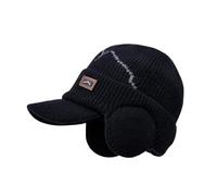 Cuffia Uomo Cotone Cappello da Baseball Uomo Cappello Invernale Uomo con PON PON Cappello Uomo Sportivo Capello di Lana Invernali Cappelli Inverno Animali Regalo per Uomo Cappellino Nero Visiera