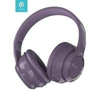 Devia - Cuffia wireless V2 EM039 bluetooth V. 5.2 ricaricabile Viola - SPEDIZIONE GRATUITA