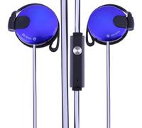 Cuffie a clip cablate - Cuffie sportive sicure di regolazione, design con gancio a orecchio sopra l'orecchio | cavo senza grovigli, suono stereo, isolamento acustico, ideale per la corsa, ginnna