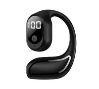 Cuffie a Conduzione Ossea - Cuffie bluet00th Wireless FN-98, batteria di grande capacità, lunga durata della batteria, display digitale, non intrusivo, esercizio di conduzione aerea,