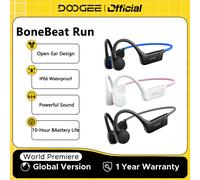 Cuffie a Conduzione Ossea DOOGEE BoneBeat Run, 10 Ore di Autonomia, Auricolari Wireless Open-Ear per Corsa e Ciclismo