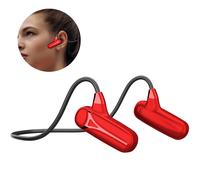 Cuffie a conduzione ossea, ricarica rapida e lunga durata della batteria per intrattenimento senza sosta, design a orecchio aperto, leggere e comode,
