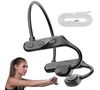 Cuffie A Conduzione Ossea - Stereo Wireless Da 10 Metri | Cuffie Sportive Wireless 5.0 Leggere E Open-ear, Impermeabili, Resistenti Al Sudore, Con Chiamata Musicale E Batteria Da 8 Ore Per La Cor