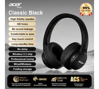 Cuffie Acer nuove wireless over-ear con BT 5.4, suono , batteria a lunga | Compatibili con tablet, smartphone e PC, ideali per sport, , , qualità premium, regalo per - Design unisex